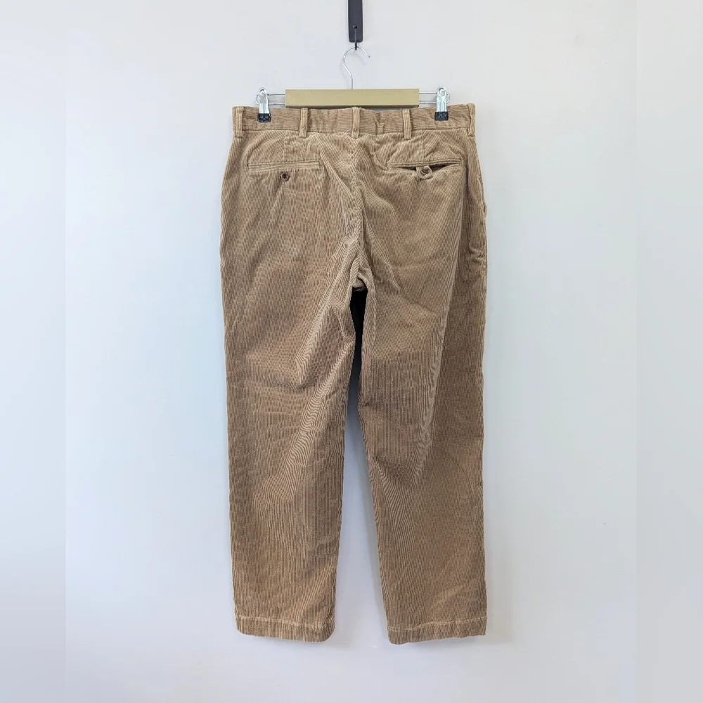 Vintage Polo Ralph‎ Lauren Tan Khaki Corduroy Pants Old Money Mens